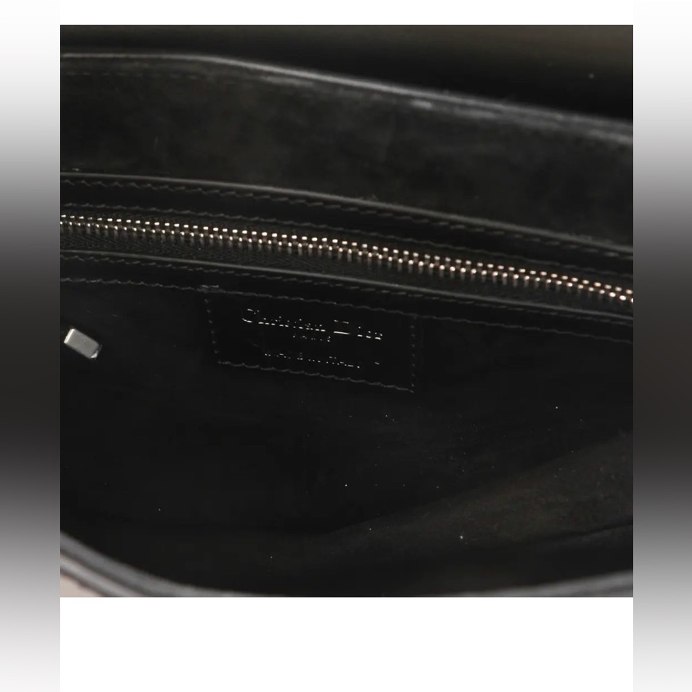 Dior RARE LIMITED EDITION Saddle Bag Studded Black Leather - Picture 6 of 15